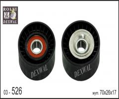 Dexwal 03-526 rolka prowadząca bmw, bmw 7 (e65, e66, e67)