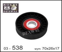 Dexwal 03-538 rolka napinacza bmw, bmw 3 (e36)