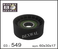 Dexwal 03-549 rolka napinacza nissan, opel, renault, nissan interstar autobus (x70)