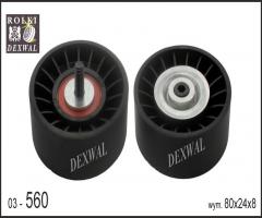 Dexwal 03-560 rolka prowadząca bmw, landrover, opel, opel omega b (25_, 26_, 27_)
