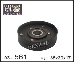 Dexwal 03-561 rolka napinacza rover, land rover defender station wagon (ld)
