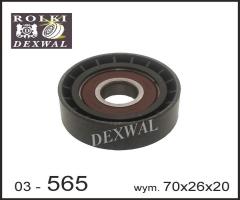 Dexwal 03-565 rolka napinacza alfa romeo, fiat, alfa romeo 155 (167)