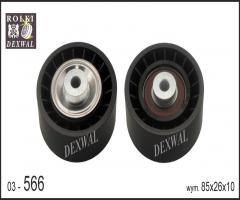Dexwal 03-566 rolka prowadząca gm, isuzu, opel, saab, opel signum, renault espace iv (jk0/1_)