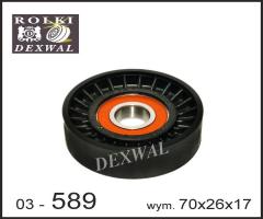 Dexwal 03-589 rolka napinacza ford, ford galaxy (wgr)