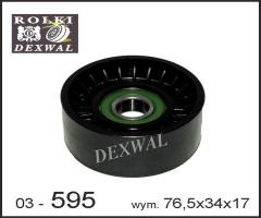 Dexwal 03-595 rolka napinacza ford, ford transit autobus