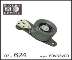 Dexwal 03-624 rolka napinacza renault, renault 18 (134_)