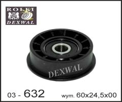 Dexwal 03-632 rolka napinacza alfa romeo, alfa romeo 145 (930)