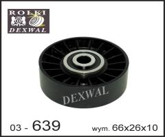 Dexwal 03-639 rolka napinacza citroen, peugeot, citroËn xm (y3), peugeot 605 (6b)