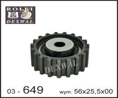 Dexwal 03-649 rolka prowadząca ford, mazda, ford escort `86 express (avf)