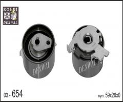 Dexwal 03-654 rolka napinacza daewoo, gm, opel, vauxhall, chevrolet epica (kl1_)