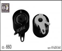 Dexwal 03-660 rolka napinacza audi, vw, audi a6 (4a, c4), vw lt 28-35 ii autobus (2db, 2de, 2dk)