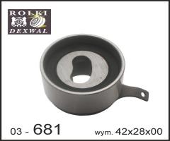 Dexwal 03-681 rolka napinacza daewoo, gm, suzuki, chevrolet kalos