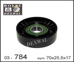 Dexwal 03-784 rolka prowadząca toyota