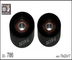 Dexwal 03-786 rolka prowadząca mercedes, opel, chevrolet, mercedes-benz klasa a (w168)