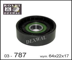 Dexwal 03-787 rolka prowadząca hundai, kia, hyundai accent iii (mc), kia carens iii (un)
