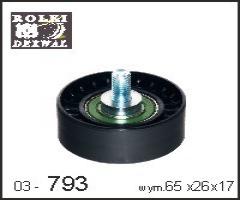 Dexwal 03-793 rolka prowadząca chevrolet,  opel,  vauxhall, chevrolet captiva (c100, c140)