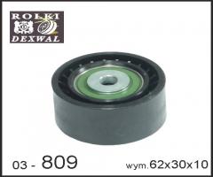 Dexwal 03-809 rolka prowadząca citroen,  fiat,  lancia,  peugeot, citroËn berlingo (mf)