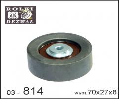 Dexwal 03-814 rolka prowadząca citroen,  peugeot, citroËn c5 ii (rc_), peugeot 407 (6d_)