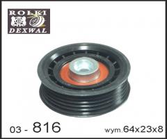 Dexwal 03-816 rolka prowadząca mercedesvaneo, mercedes-benz vaneo (414)