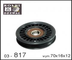 Dexwal 03-817 rolka napinacza nissanmicraiii, nissan micra iii (k12)