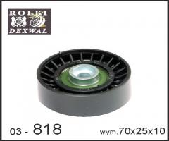 Dexwal 03-818 rolka prowadząca citroen,  peugeot, citroËn c-crosser (ep_)