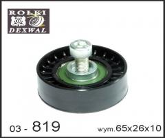 Dexwal 03-819 rolka prowadząca chevrolet,  opel, chevrolet captiva (c100, c140), opel antara