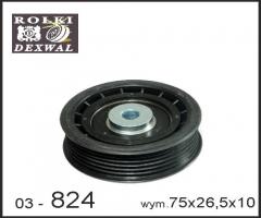 Dexwal 03-824 rolka prowadząca renaultclio1,  5d, renault clio grandtour (kr0/1_)