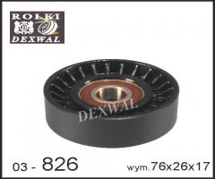 Dexwal 03-826 rolka napinacza fordtransit, ford transit autobus (e_ _)