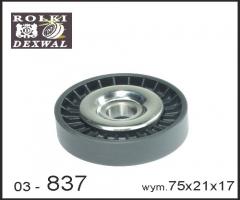 Dexwal 03-837 rolka napinacza ford,  volvo, ford mondeo iv (ba7), volvo s60 ii