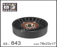 Dexwal 03-843 rolka napinacza mercedes,  vaneo