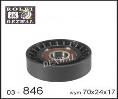 Dexwal 03-846 rolka napinacza ford 1.8tdci, ford focus c-max