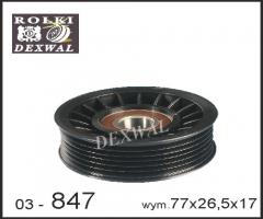Dexwal 03-847 rolka napinacza ford 1.8tdci, ford c-max (dm2)