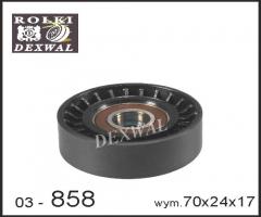 Dexwal 03-858 rolka napinacza chrysler,  dodge,  jeep,  fiat, chrysler sebring (js)