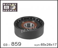 Dexwal 03-859 rolka prowadząca chrysler,  alfaromeo,  ,  fiat, alfa romeo 159 (939)