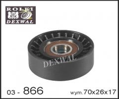 Dexwal 03-866 rolka napinacza citroen,  fiat,  peugeot, citroËn c4 coupe (la_), fiat scudo (270_)
