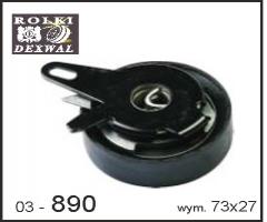 Dexwal 03-890 rolka napinacza volvo,  vw, vw crafter 30-35 autobus (2e_)