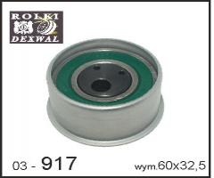 Dexwal 03-917 rolka napinacza hyundai,  mitsubishi, hyundai lantra i (j-1), kia joice