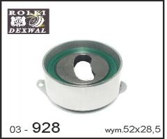 Dexwal 03-928 rolka napinacza kia,  mazda, kia clarus kombi (gc), mazda 626 iii (gd)
