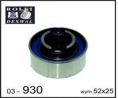 Dexwal 03-930 rolka napinacza kia,  mazda, kia pride (da), mazda 121 i (da)