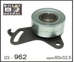 Dexwal 03-962 rolka napinacza toyota, toyota cressida sedan (_x6_)
