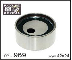 Dexwal 03-969 rolka napinacza suzuki, suzuki swift ii hatchback (ea, ma)