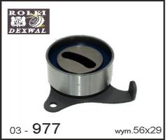 Dexwal 03-977 rolka napinacza toyota, toyota corolla (_e10_)