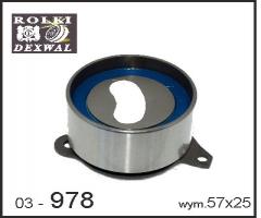Dexwal 03-978 rolka napinacza toyota, toyota avensis (_t22_)