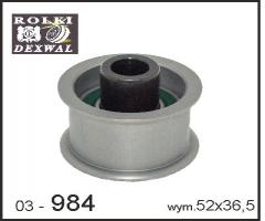Dexwal 03-984 rolka prowadząca mazda, mazda 929 iii (hc)