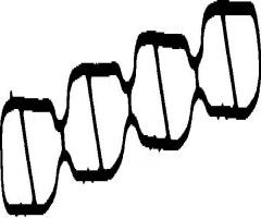 Elring 431.180 uszczelka kolektora ssąc. opel, chevrolet aveo sedan (t300)