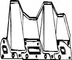 Elring 702.714 uszczelka kolektora wyd. saab, saab 90
