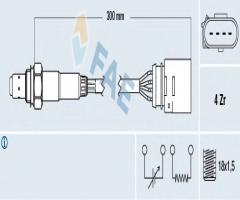 Fae 77435 sonda lambda seat skoda vw