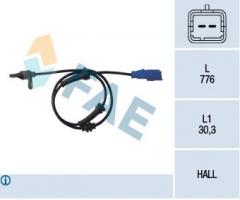 Fae 78013 czujnik abs peugeot 407  04- tył