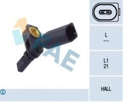 Fae 78065 czujnik abs audi seat skoda vw przód lewy, audi a1 (8x1, 8xf), seat ibiza v (6j5, 6p5)