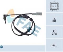 Fae 78086 czujnik abs citroen peugeot, citroËn c8 (ea_, eb_), fiat ulysse (179ax)